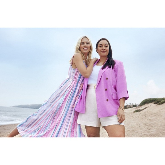 🆕 SOPHIA VERGARA Opera Mauve Sofia Blazer Size XL - Picture 3 of 6